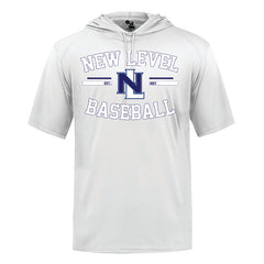 New Level Baseball Short Sleeve Hoodie