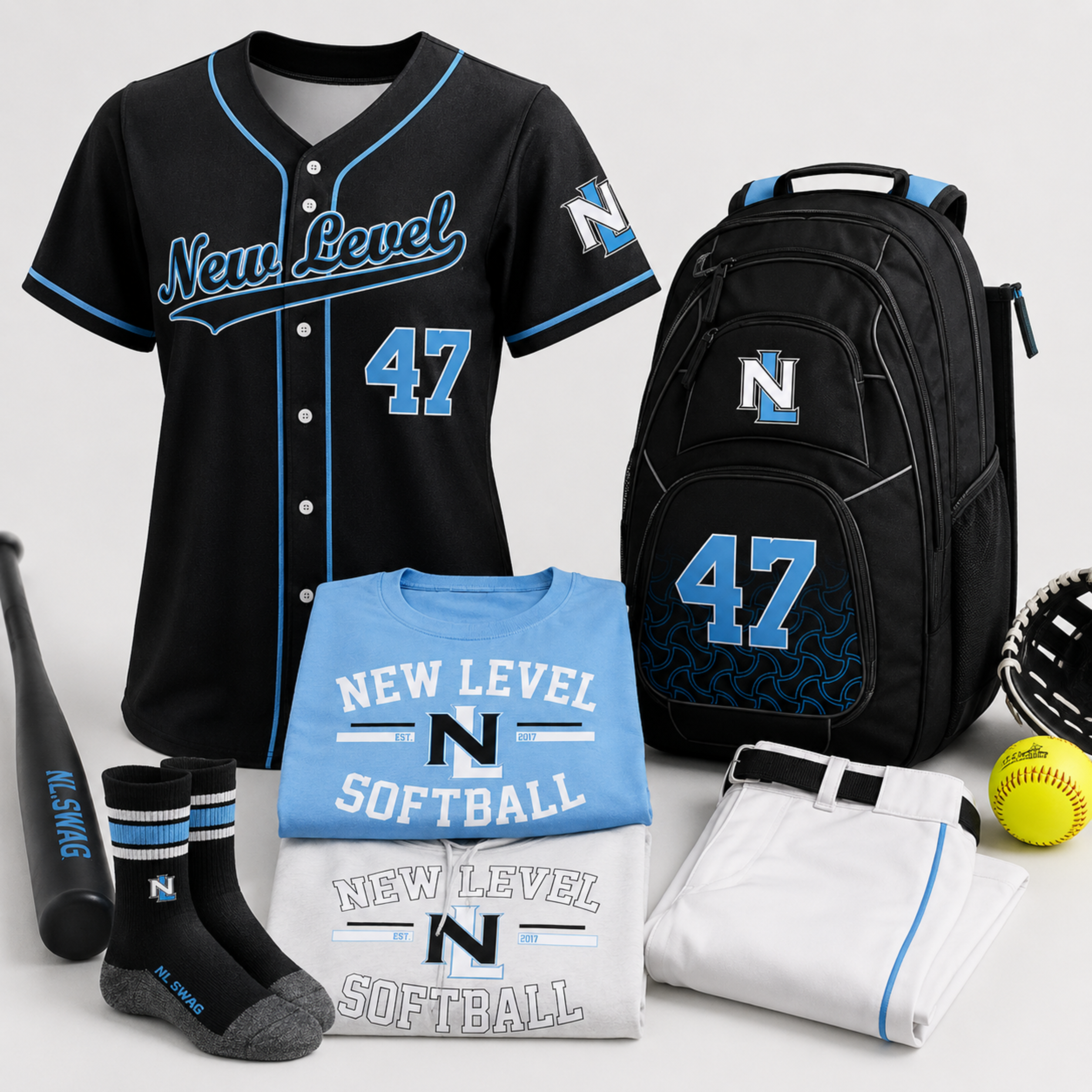 New Level softball gear
